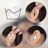 Silicone Ear Plugs, 2 Pairs Soft Reusable Waterproof Noise Canceling Ear Plugs for Sleeping Snoring Work Concerts Industrial Hearing Protectors (Black