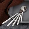 1PC Silber Löffel Gabel Verschiedene Größen Edelstahl Lange Griff Kaffee Eis Dessert Trinken Tee Scoop Küche Besteck