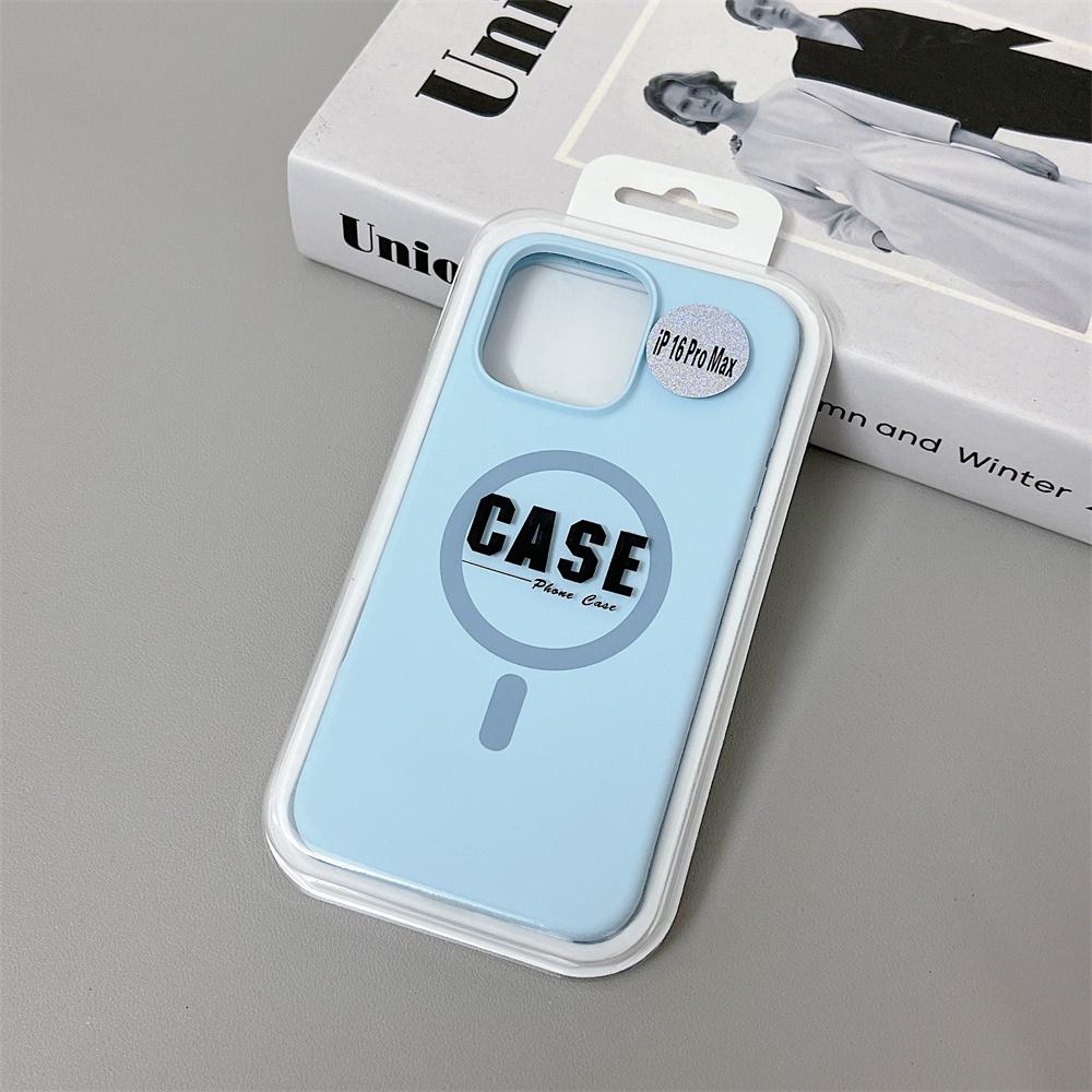 Official Same Original Liquid Silicone Phone Case for iPhone 16 15 14 13 12 Pro Max Magsafe Wireless Charging Magnetic Cover
