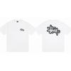 STUSSY American-style Printed Short-sleeved Shirt White 790