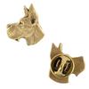 Great Dane I - Dog Brooch In Decorative Box, Elegant Gold-plated Pin, Brand Jacket Pin