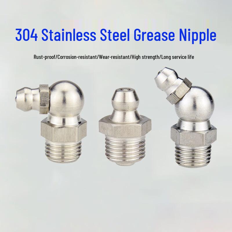 Jinghulian 304 Stainless Steel Grease Nipples