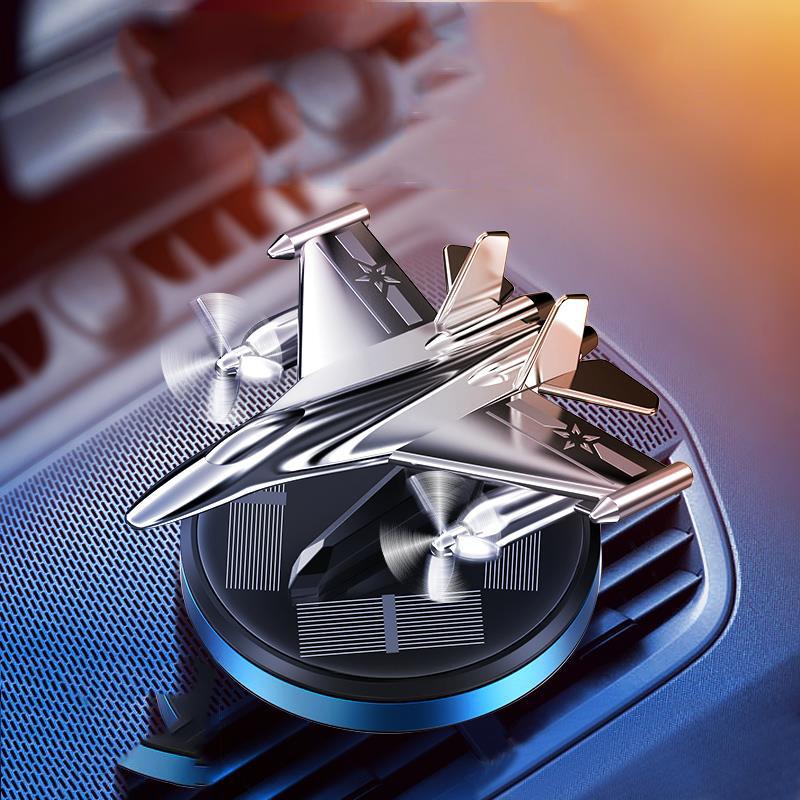 Solar Fighter Propeller Flavoring Fragrance Decoration Car Air Freshener Auto Rotation Air Aromatherapy Flavoring Accessories