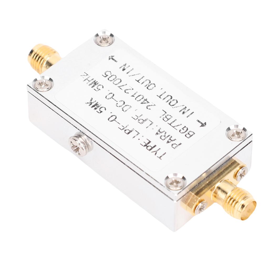 Low Pass Filter 0.5MK 500K SMA Interface 0.5MHZ Aluminium Alloy Compact Radio Low Pass Filter