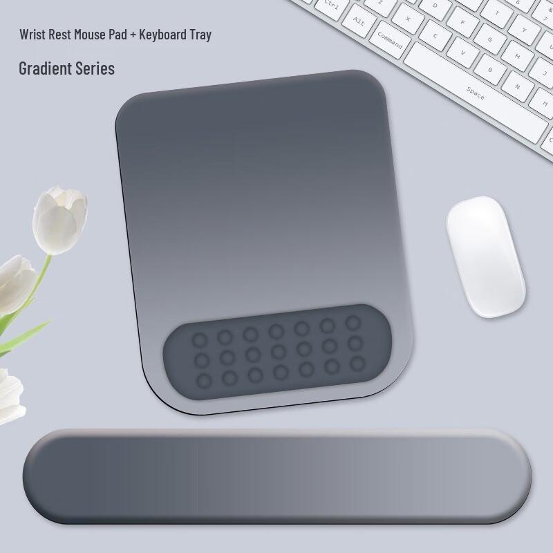 Fumaide Gradient Mouse Pad with Wrist Rest Set