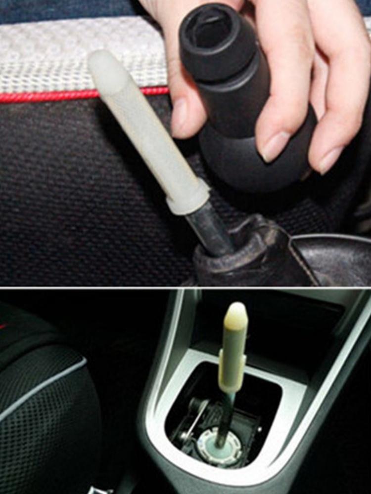 For Peugeot 207 307 406 / Citroen C3 C4 C5 Leather Gear Shift Knob Lever Shifter Stick Gaiter Boot Collar Case Cars Accessories