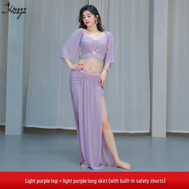 

Новый костюм для танца живота из сетки для похудения 2025 M