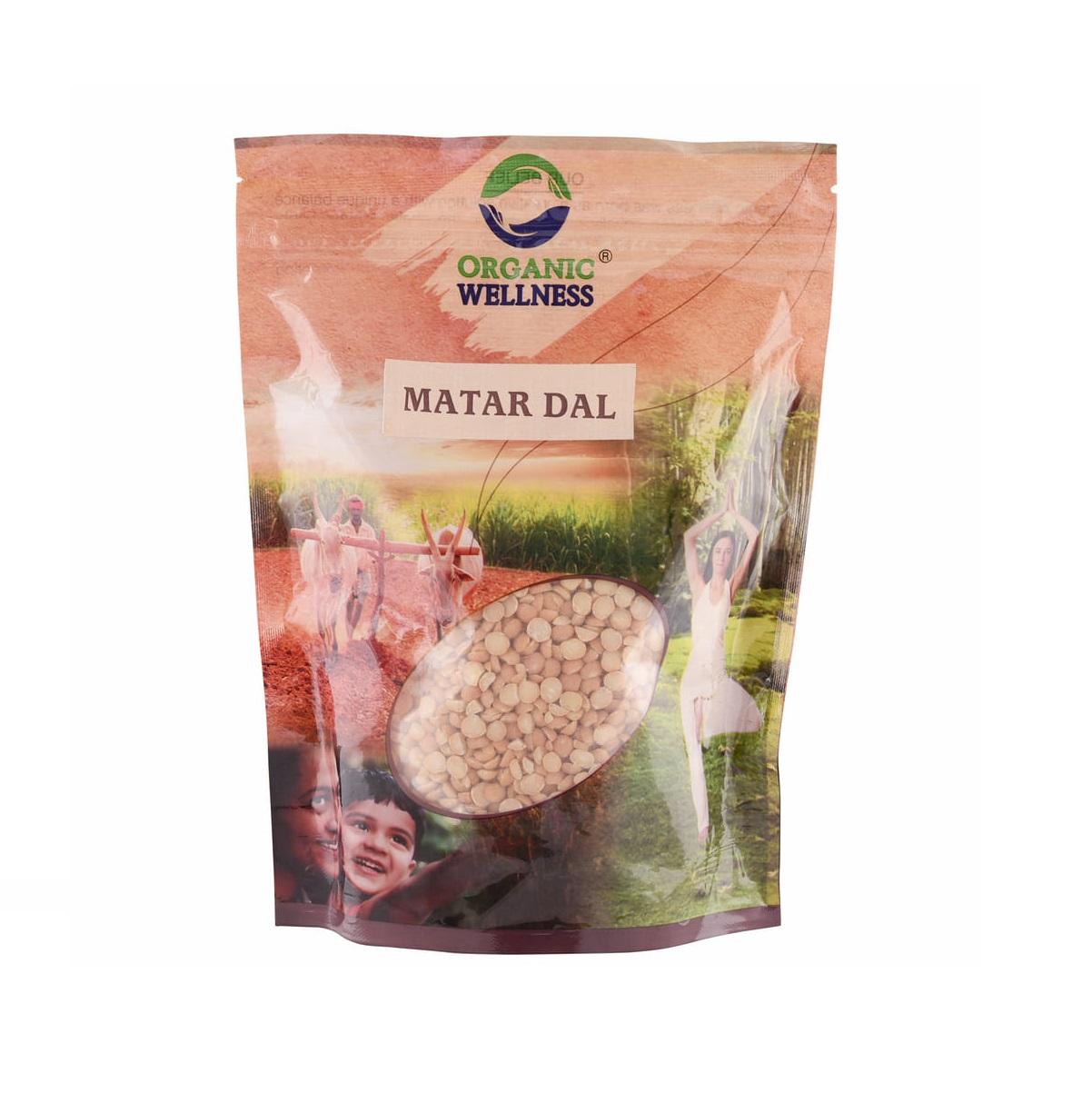 

Уайт Матар (Белый горох) (450 г), White Matar Split, Organic Wellness