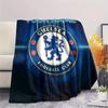Custom Name Chelsea Football Club Flannel Blanket, High Quality Comfortable for All Seasons, Home Decor, Warmth and Comfort