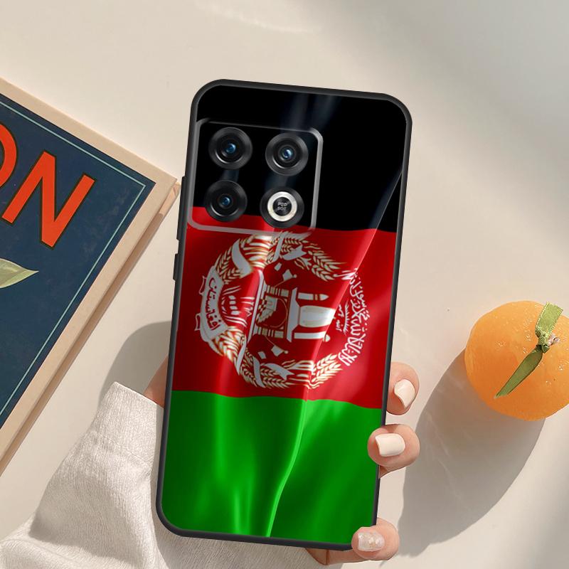 Flag of Afghanistan Case For OnePlus 13T 10T 10R 12R 13R 15 13 12 11 10 9 Pro Nord CE 5 2 3 4 Lite N20 N30 Cover