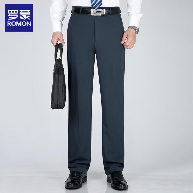 ROMON Men s Loose Fit Business Dress Pants 40