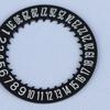 Watch Date Dial Fits Nh34-Nh35 Movement Black White Red Orange 3-Digit 6-Digit Automatic Mechanical Movt Day Date Dial Wheel