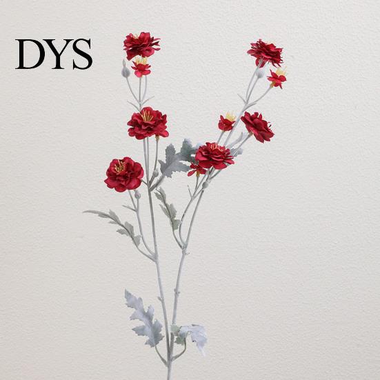 Maintenance Free Floral Decor Artificial Camellia Flowers, Realistic Fake Faux Silk Soft Texture Flowers Bendable Flower Stems for Home Vase