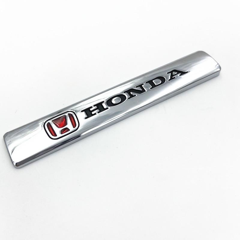 Cwcr1 For Honda Civic Fit Jazz Accord Pilot CRV Odyssey Passport City HRV 3D Metal Car Logo Stickers Fender Trunk Emblem Accessories