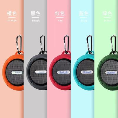 1Pc Waterproof Bluetooth Speaker, Wireless Bluetooth Speaker, Outdoor Sports Mini Portable TF Small Speaker