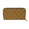 Used 12564 Zippy Wallet M82444 7940 Current LV Logo New Model Black Zip Around RFID Monogram Reverse Brown Unisex from