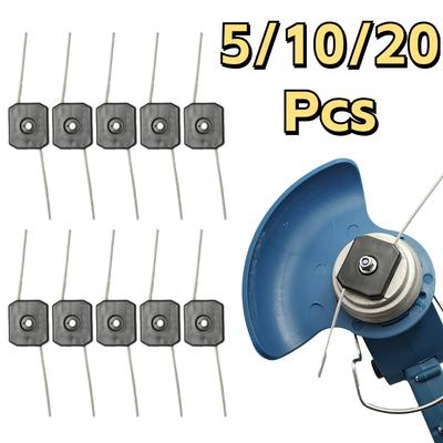 5/10/20 ks Hlava krovinorezu pre elektrické krovinorezy Plastová doska s lankom krovinorezu 150mm Rezanie pre záhradné doplnky na trávnik