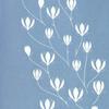 Some No Anbo Tenugui Hand Sky Tokuoka Made In 35cm X 100cm (Japanese Towel) "Magnolia Blue" - Hand-dyed, 100% Cotton, Weave, Japan,