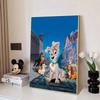 Disney Diamond Painting Lady and The Tramp Art Painting Romantic Art Painting Diamond Mosaic Cross Stitch Diamond Inlaid Room Decoration Gift