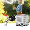 1/2x3/4 Gartenarbeit Zinklegierung Wasserhahn+iBC Tonnenbehälter Adapter Nippel Wasserhahn Ventil Garten Wasser Eimer Wasseranschluss Zubehör