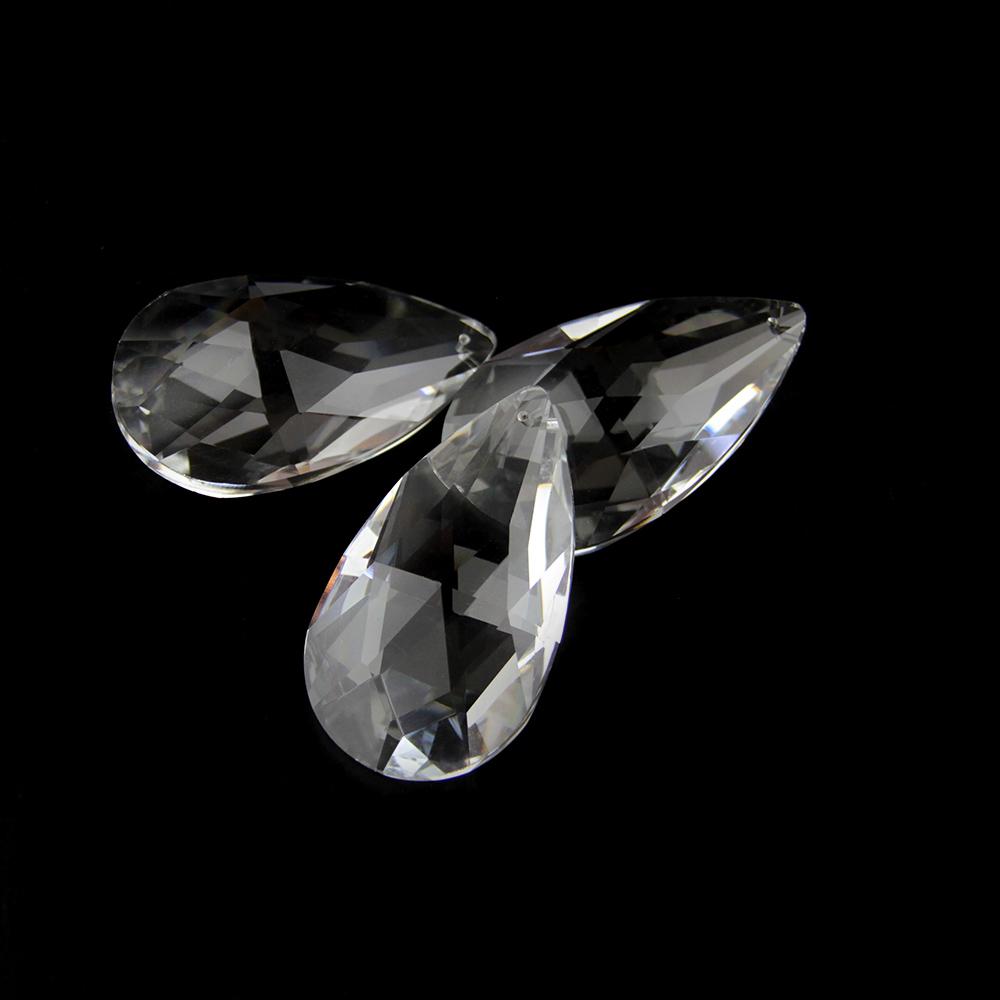 76Mm 89Mm 100Mm 1Pc Clear Tear Drop Chandelier Parts Crystal Prisms Accessories Decoration For Home