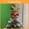 Christmas Tree Top Star Led Glitter Iron Art Decor For Holiday Celebration