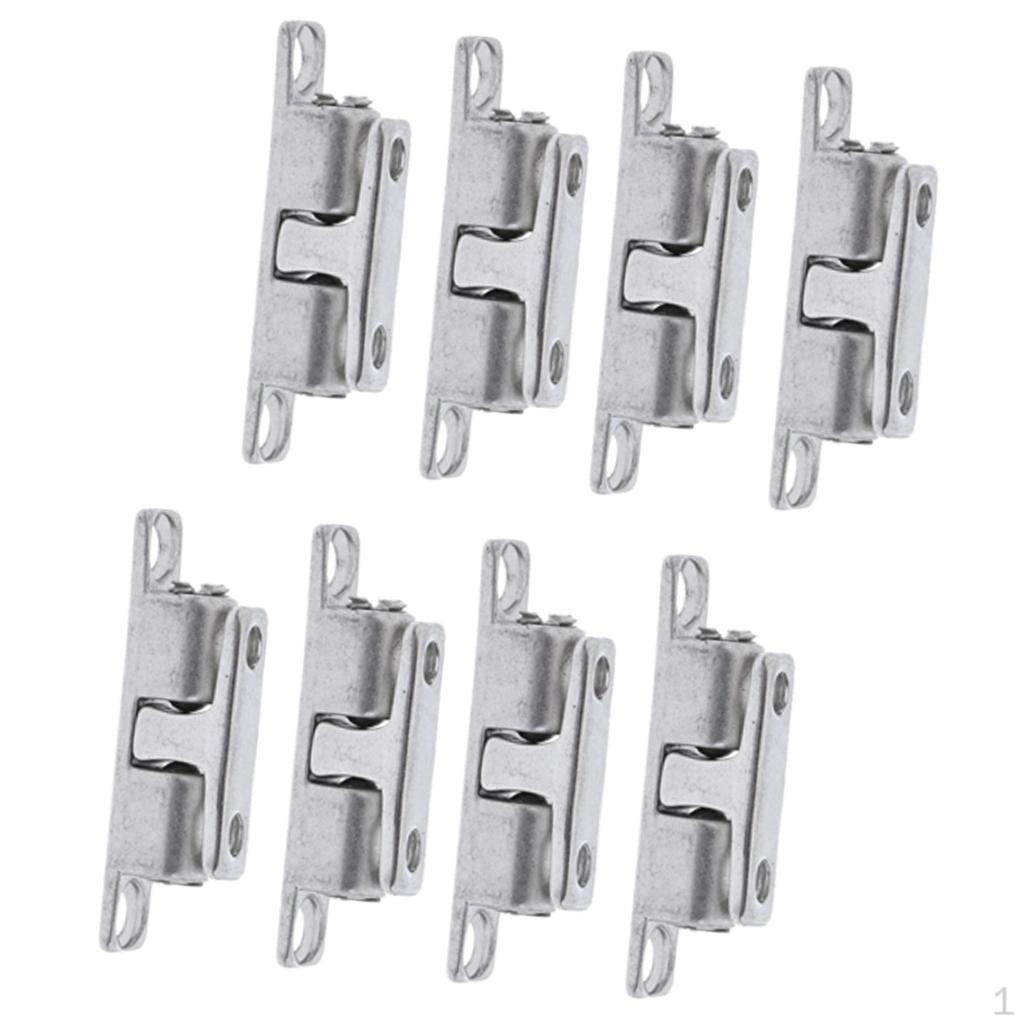 

8 Защелка для маленьких дверей гаражного шкафа со стальной отделкой 42 мм