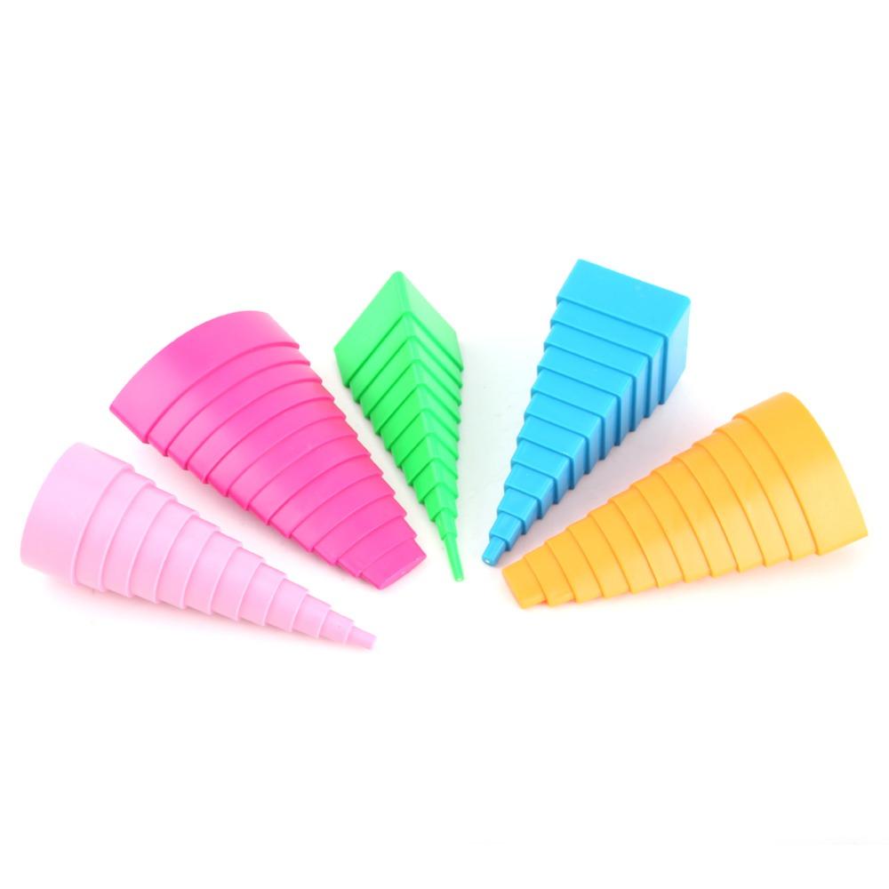 5pcs Mixed Color Paper Quilling Border Buddy Shape Towers Cardmaking Papers Quilling Kit Mould Kit 5 Shapes Quilling Tools