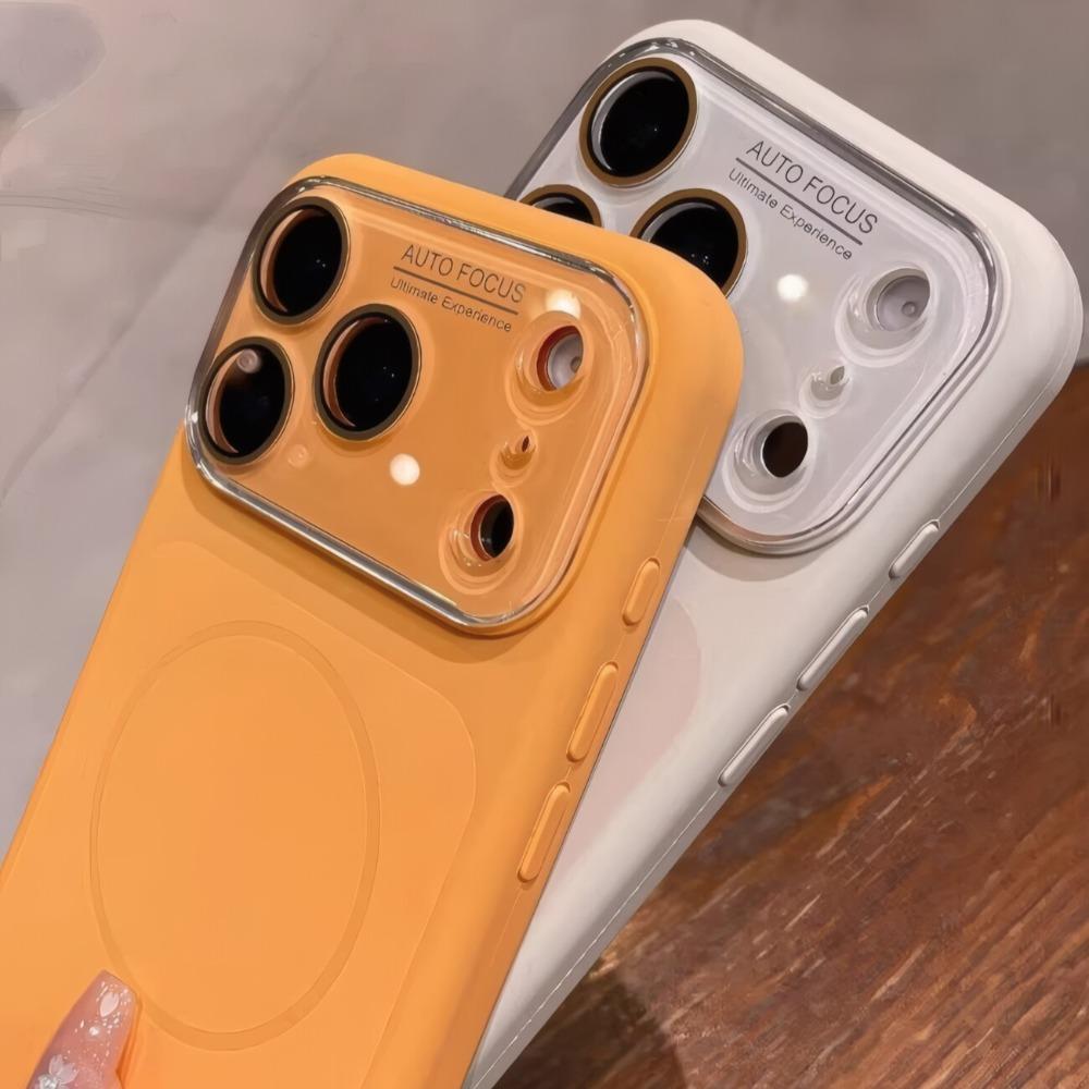 Matte for Magnetic Case for For Iphone 1 16 17 Pro Max 17Pro Wireless Charging Lens Film Shockproof Skin Feel Cover