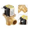 DC 12V DN15 G1 2 Brass Electric Solenoid Valve Normally Closed Water Inlet Switch with Filter