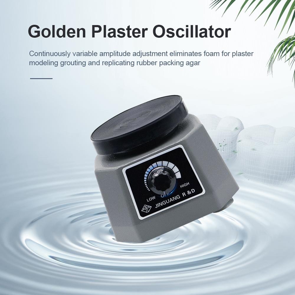 Lab Vibrator Round Shaker Oscillator Gypsum Mixing Machine Roundness Vibrador Laboratory Tool 100W Plaster Vibrator Plate