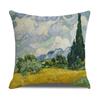 Federa Cuscino Arte Vintage Van Gogh Pittura a Olio Federa Cuscino Decorazione Divano Soggiorno,(9)