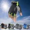 Ice silk half-finger gloves, sun protection gloves, cycling men and women, summer half-section
