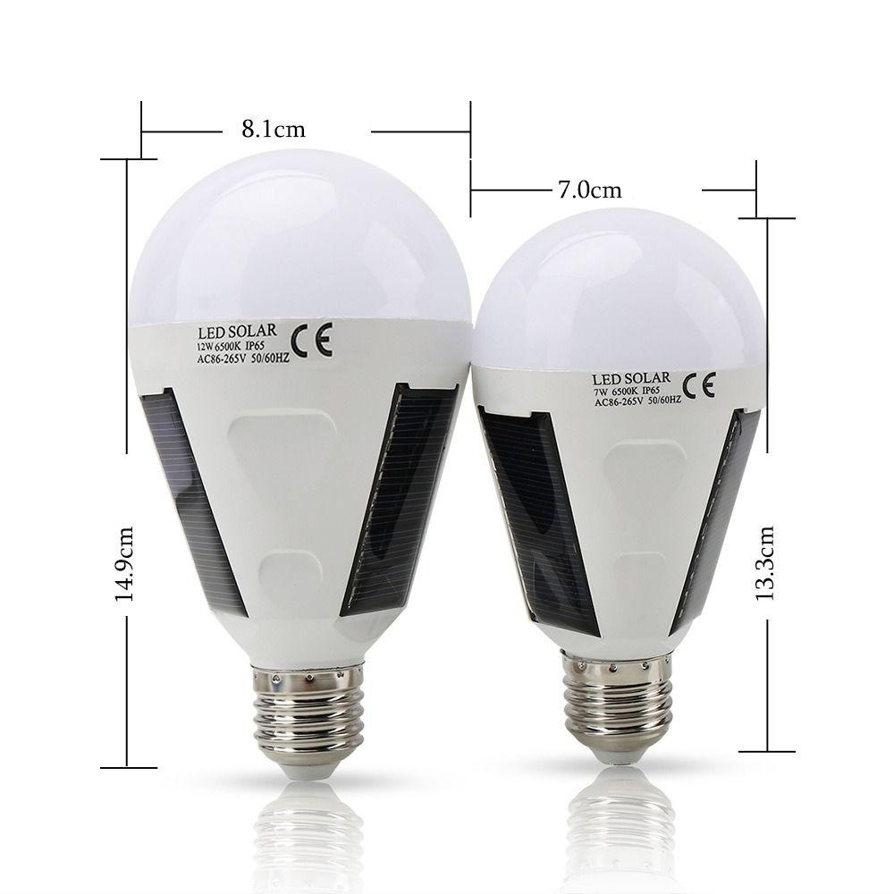 New E27 LED Rechargeable Bulb Light 7W 12W 1200mAh Portable Night Light Flicker-Free Family Camping Bulb Outdoor