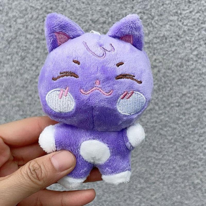 Kids 10CM Kpop Kawaii Pop-up Store Stuffed Animals Plush Toy Room Decor Plush Pendant Keychain Bag Accessories Fans Gifts