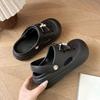 Casual platform hole shoes for women in the summer of 2025, new models for wearing fashion bows, comfortable and versatile cool slippers for women