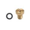 Brass Car Radiator Overflow Coolant Expansion Screw Reliable Water Drainage Screw 17111712788 Replacement for E36 E39 E46