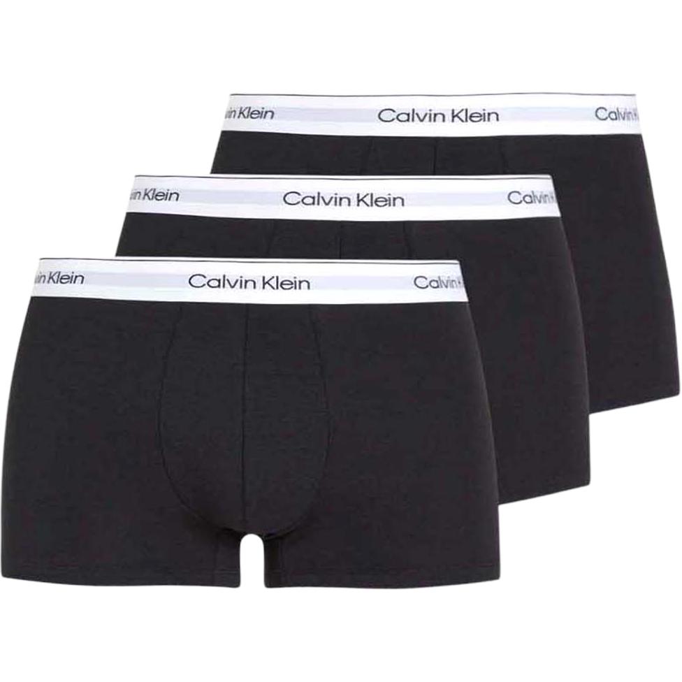 

Calvin Klein Logo Stretch Boxer Briefs 3-Pack Men Underwear Black LV00NB4389UB1 L