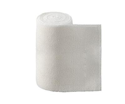 Nippon Hygienic Elastic Bandage Whitecot No. 4, 10cm X 4.5m (stretched), 6 Rolls, 304