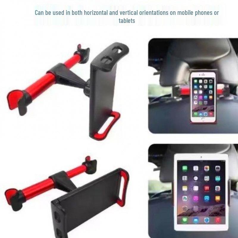 Multifunctional Back Seat Headrest Mount for Tablets and Phones