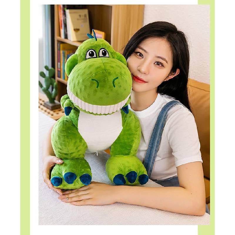 Adorável Brinquedo de Pelúcia de Dinossauro Animal de Pelúcia Macio e Fofo Para Presente de Aniversário de Crianças