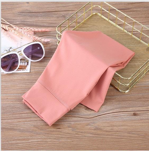 Girls' High-Waisted Shark Leggings - Spring/Autumn Korean Style Yoga Pants for Kids