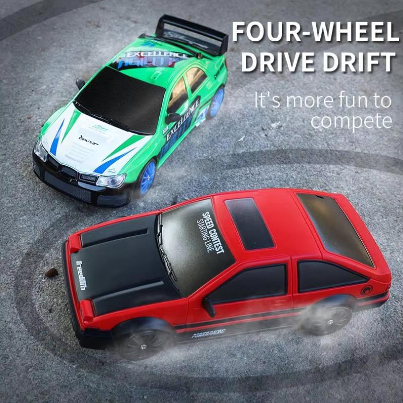 Nowy Samochód Wyścigowy Driftowy z Napędem na Cztery Koła Sterowany Pilotem, Wysokiej Prędkości, Sterowany Pilotem 2.4G, Model Symulacyjny Samochodu GTR, Zabawki dla Dzieci Chłopców, Wiele Modeli