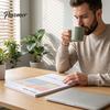Compact A5 Werkboek Brain Dump Planner, Afscheurbaar Dagelijks Taakblok met 50 Prioriteits Organizer Velvellen, Verdikt Papier Notitieblok voor Organiseren