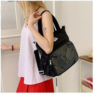 Academy Style Girl Shoulder Bag Large Capacity Two-dimensional Yuan Portable Versatile Multi-functional Shoulder Bag