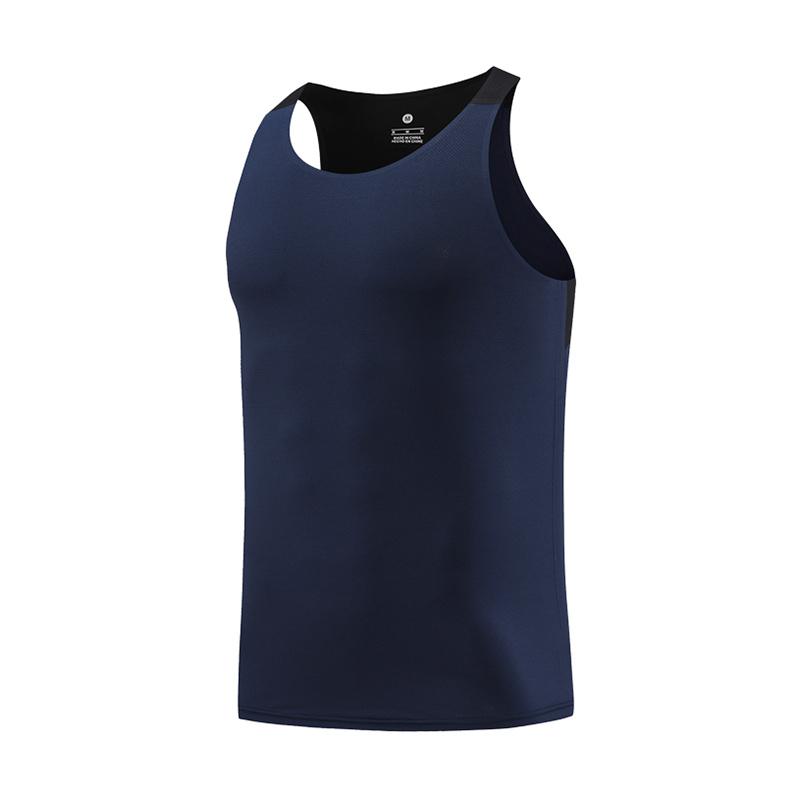 Men Gym Sleeveless Vest Bodybuilding Exercise Vest Muscle Training T-shirt Outdoor Hiking Top Summer Training Athletics Clothes