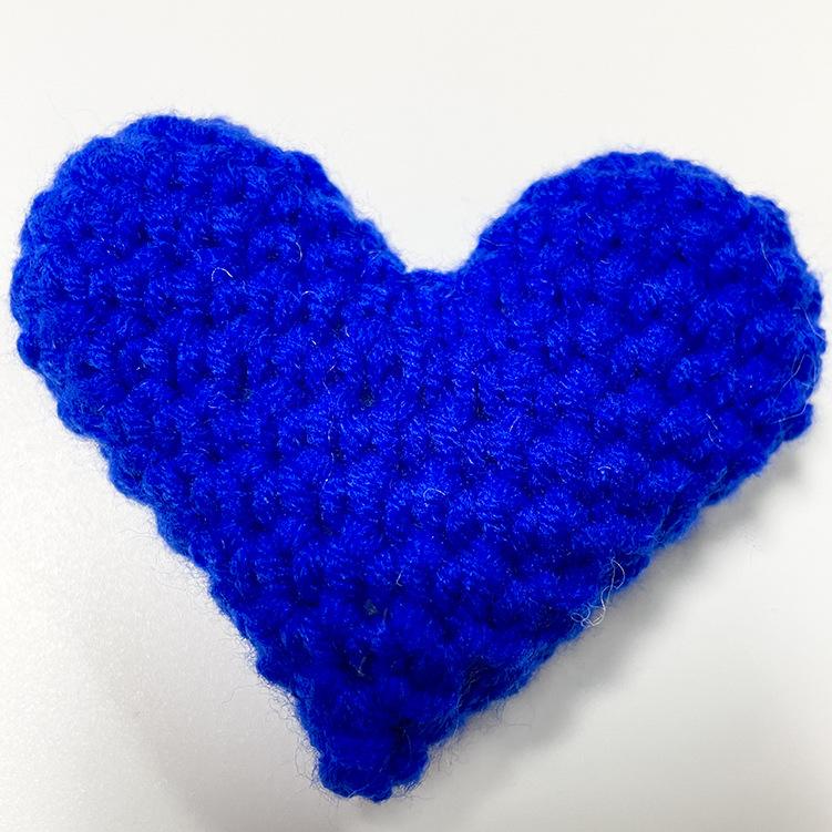Cute Crochet Heart Lovely Handmade Hearts Clothes Decor Friends Gift