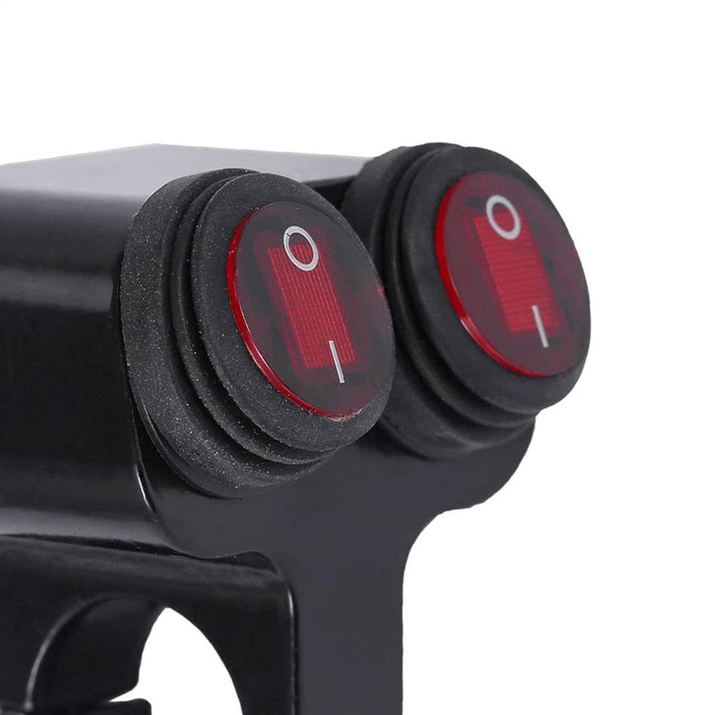 Handlebar Light Control Button With LED Indicator Motorcycle Handlebar Control Replacement For Night Riding City Touring Urban
