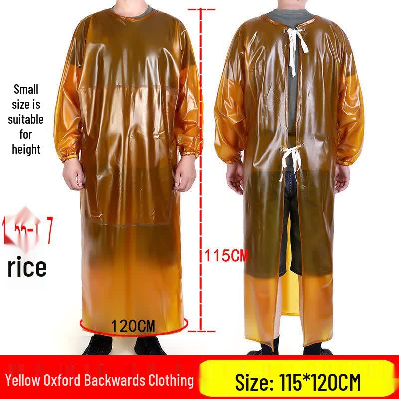 Double-Layer Oxford Long-Sleeve Waterproof Apron