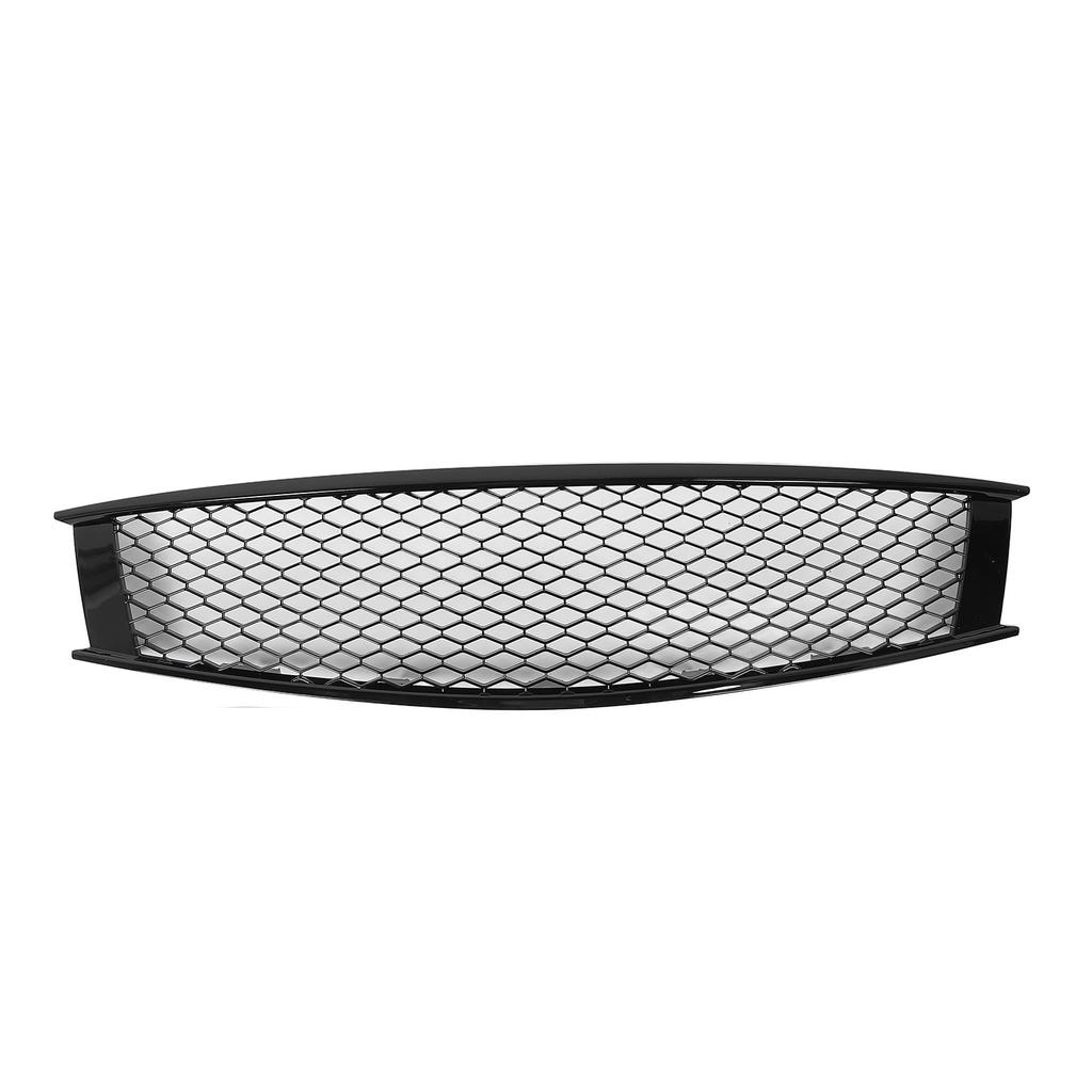 Gloss Black Mesh Front Bumper Grille Grills for G37 2 Door Coupe Convertible 2008 To 2013